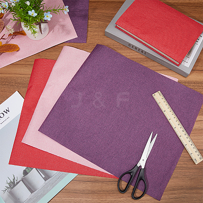 6 Sheets 3 Colors Linen Book Covers DIY-CP0010-66-1