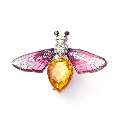 Moth Enamel Pin JEWB-P012-03B-1