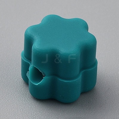 Flower Silicone Focal Beads SIL-TAC0008-10N-1