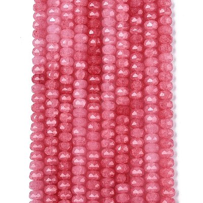 Imitation Jade Crackle Glass Beads Strands X-GLAA-N068-01A-A12-1