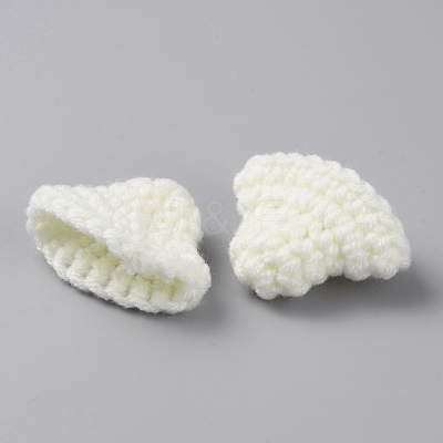 Handmade Wool Woven Hat Decoration AJEW-WH0083-01G-1