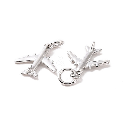 Rack Plating Brass Charms ZIRC-C042-09P-1