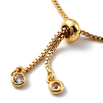 Adjustable Brass Enamel Slider Bracelets BJEW-L652-23-G-1