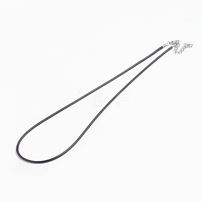 Korean Waxed Polyester Cord Necklace Making NJEW-G284-02P-1