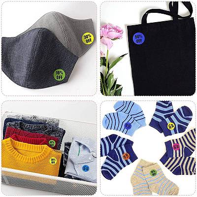 Percent Off Round Roll Stickers DIY-D078-05-1