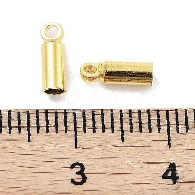 Rack Plating Brass Cord Ends KK-P274-01A-G-1