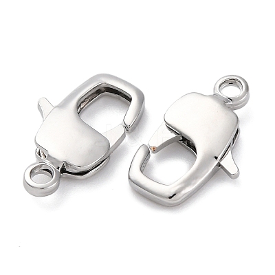 Brass Lobster Claw Clasps X-KK-H513-01A-P-1