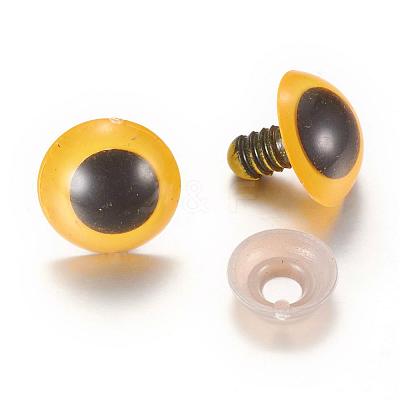 Craft Plastic Doll Eyes Stuffed Toy Eyes DIY-R039-14mm-03-1