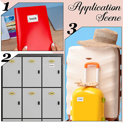 PVC Self Adhesive Stickers DIY-WH20007-64C-1