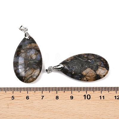Natural Labradorite Pendants G-D084-01P-B07-1
