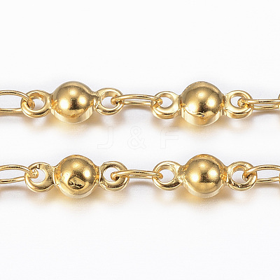 3.28 Feet Ion Plating(IP) 304 Stainless Steel Bar Link Chains X-CHS-H009-20G-1