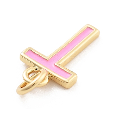 Rack Plating Brass Pendants KK-C065-02T-G-1