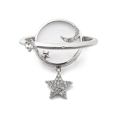 Alloy Brooch JEWB-C037-12P-1