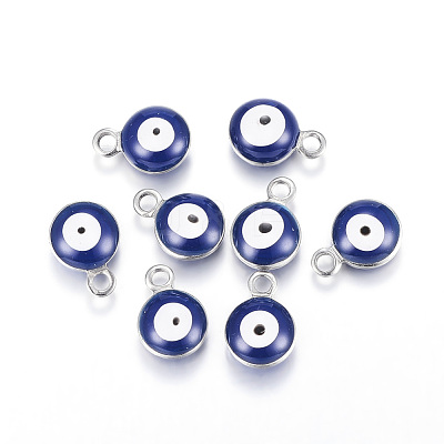 304 Stainless Steel Enamel Charms X-STAS-G122-24F-1