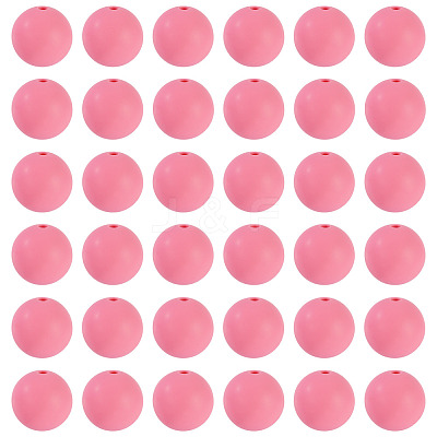 50Pcs Food Grade Eco-Friendly Silicone Beads SIL-TA0002-89D-1