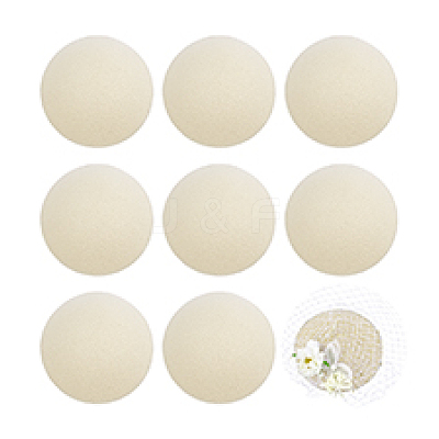 EVA Cloth Round Fascinator Hat Base for Millinery Magic AJEW-WH0248-846A-1