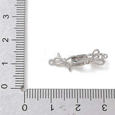 925 Sterling Silver Fold Over Clasps SE-CBAF1B0-01P-1