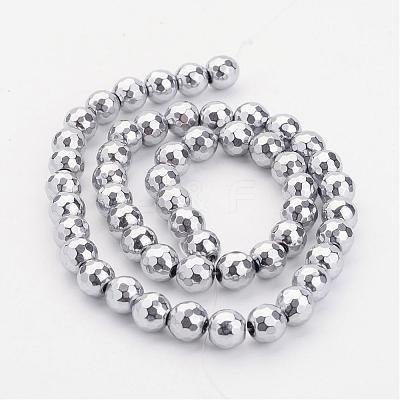 Non-Magnetic Synthetic Hematite Beads Strands G-B354-1-1