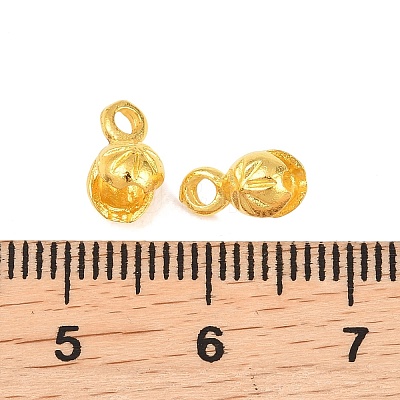 Brass Bead Tips X-KK-N0002-04G-1