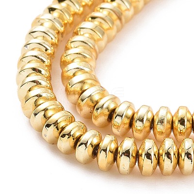 Electroplate Non-magnetic Synthetic Hematite Beads Strands G-L485-04B-G-1