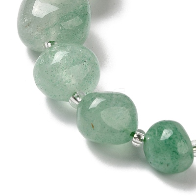 Natural Green Strawberry Quartz Beads Strands G-Q169-E06-01A-1