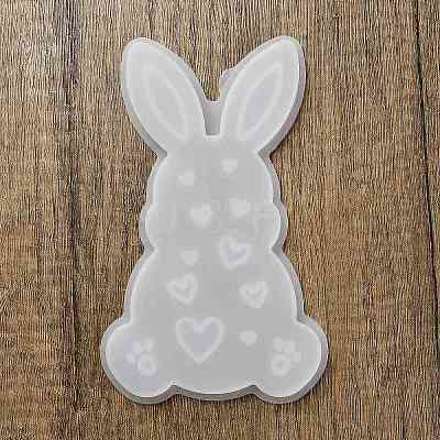 Easter Theme Rabbit with Heart Pattern DIY Silicone Table Lamp Molds SIMO-G008-02C-1