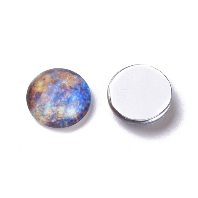 Glass Cabochons GLAA-WH0015-15A-03-1