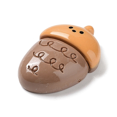 Autumn Theme Opaque Resin Cabochons CRES-A055-01E-1
