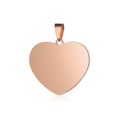 201 Stainless Steel Stamping Blank Tag Pendants STAS-S105-T590-25-3-1