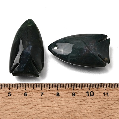 Natural Indian Agate Pendants GG-CBA6D08-B08-1
