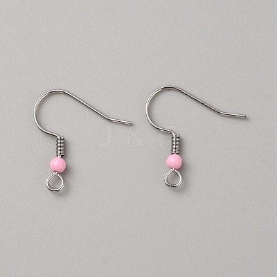 304 Stainless Steel Earring Hooks LS-STAS-WH0027-64P-12-1