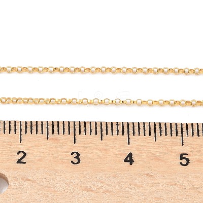 1/20 14K Gold Filled Rolo Chain Necklaces for Women Men NJEW-Z068-09G-1