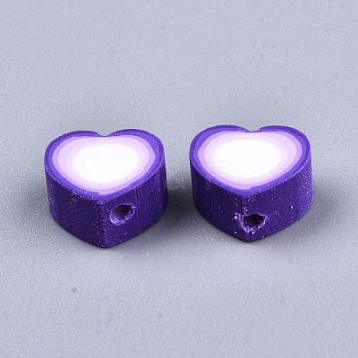 Handmade Polymer Clay Beads CLAY-T016-67-1
