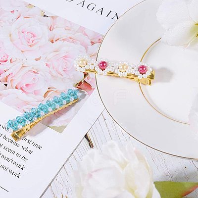 Iron Flat Alligator Hair Clip Findings IFIN-PH0023-65G-1