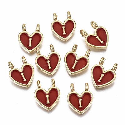 Alloy Enamel Charms X-ENAM-T012-02I-RS-1