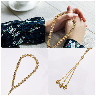 3Pcs 3 Colors Alloy Knot Charm Bracelets BJEW-PH0004-70-1