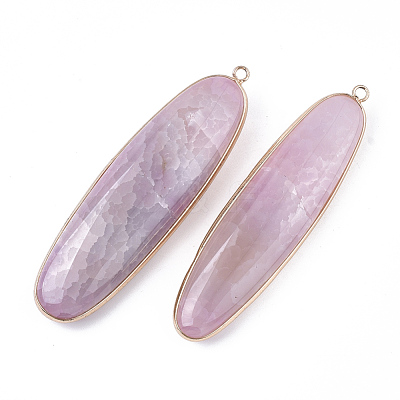 Natural Agate Big Pendants G-S344-64D-1