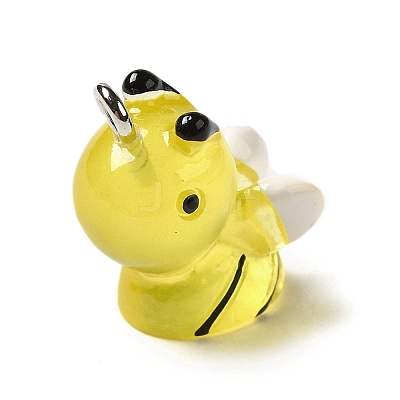 Luminous Transparent Resin Pendants RESI-E056-03P-01-1