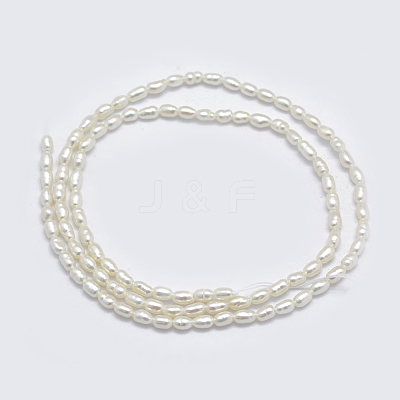 Natural Cultured Freshwater Pearl Beads Strands X1-PEAR-F007-83-1
