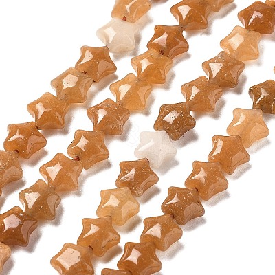 Natural Red Aventurine Beads Strands G-Z080-A22-8mm-1