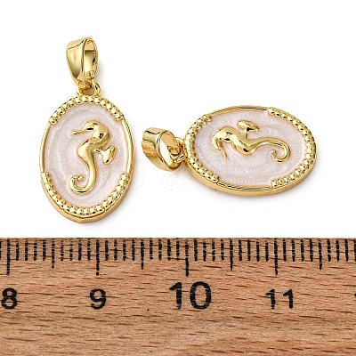 Brass Enamel Pendants KK-F911-01A-G01-1