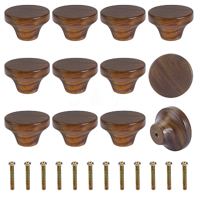Round Wooden Drawer Handles AJEW-WH0752-203-1