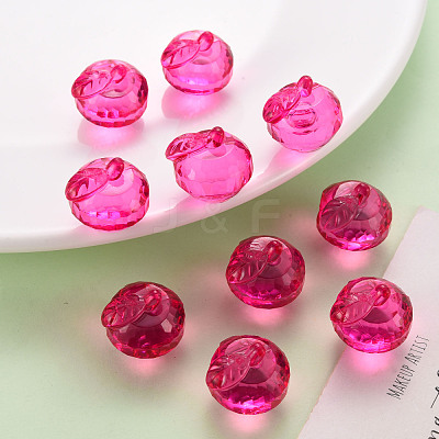 Transparent Acrylic Pendants TACR-T024-05B-906-1