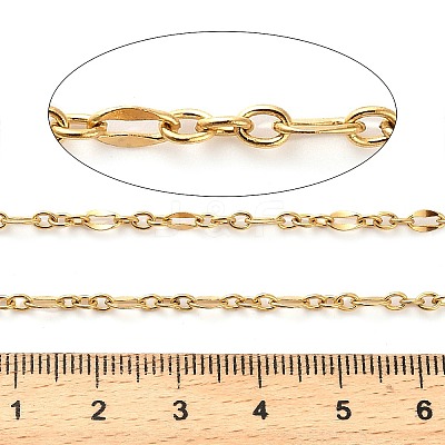 304 Stainless Steel Curb Chains CHS-B009-02A-G-1