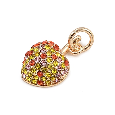 Brass Rhinestone Pendants LS-KK-B145-02G-02-1