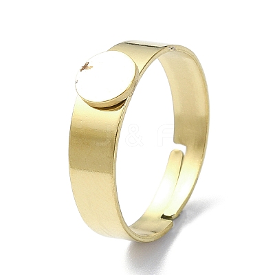 304 Stainless Steel Pad Rings Setting RJEW-H221-01G-04-1