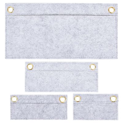 4Pcs 4 Style Wool Felt Purse Organizer Insert DIY-CN0002-11-1