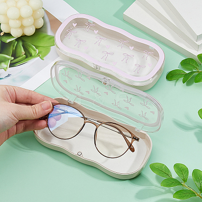 Cute Magnetic ABS Plastic Eyeglass Cases AJEW-WH0007-67-1