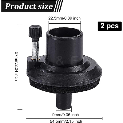 Plastic Hi-Hat Cymbal Holder Clamp FIND-WH0099-86-1
