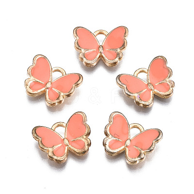 Alloy Enamel Charms X-ENAM-S121-070I-1